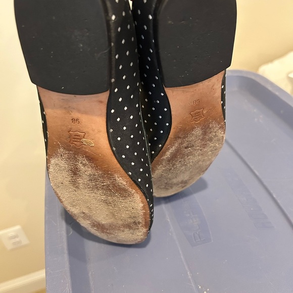 Talbots Black Polka Dot Women's Flats - Picture 4 of 5
